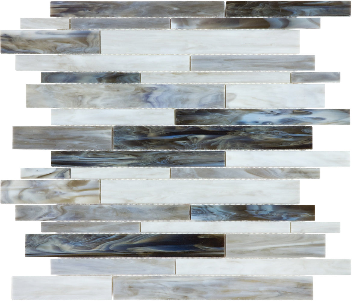 Ornamental Glass Random Strip Flooring by Chesapeake